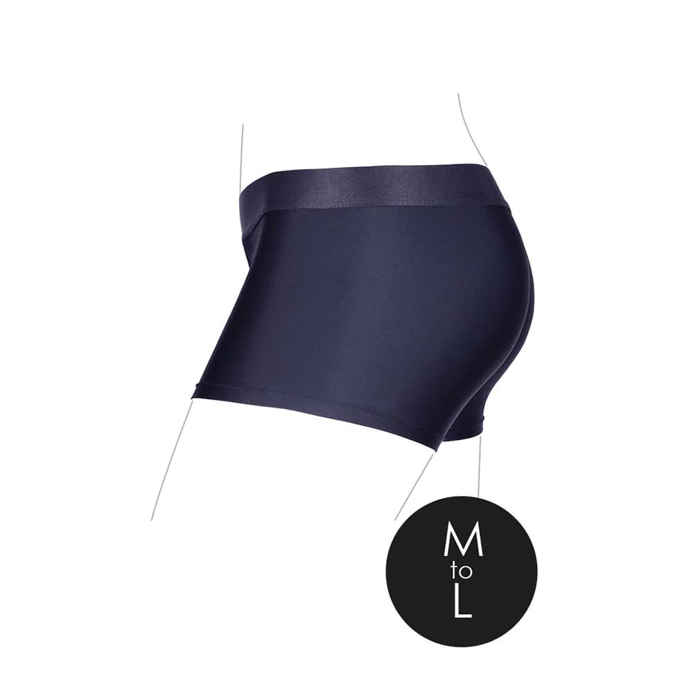 Ouch! Vibrating Strap-on Boxer Black M/L thumbnail 7