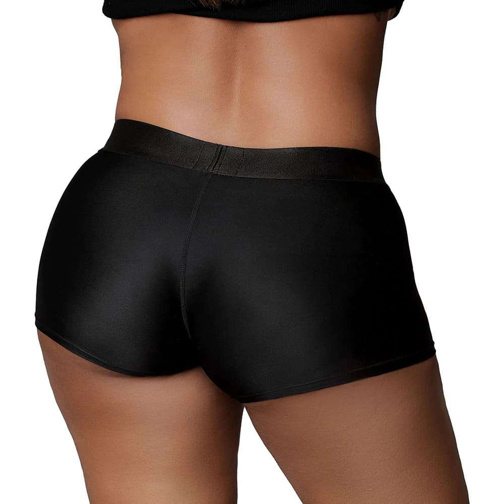 Ouch! Vibrating Strap-on Boxer Black XL/2XL thumbnail 3