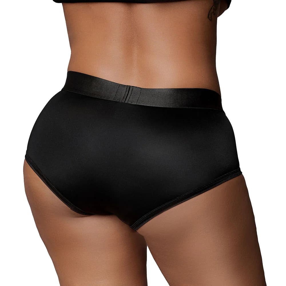 Ouch! Vibrating Strap-on Brief Black XL/2XL thumbnail 3