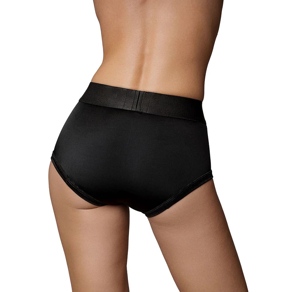 Ouch! Vibrating Strap-on Brief Black XS/S thumbnail 3