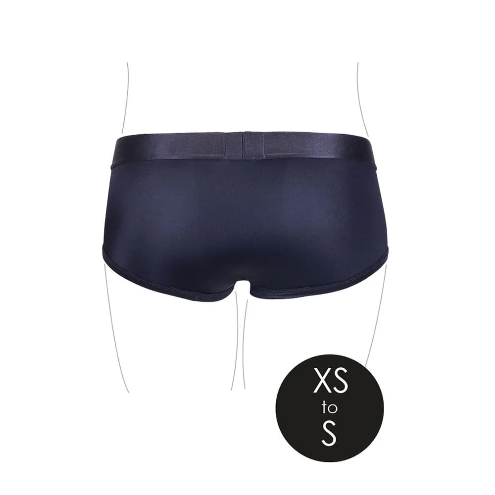 Ouch! Vibrating Strap-on Brief Black XS/S thumbnail 6