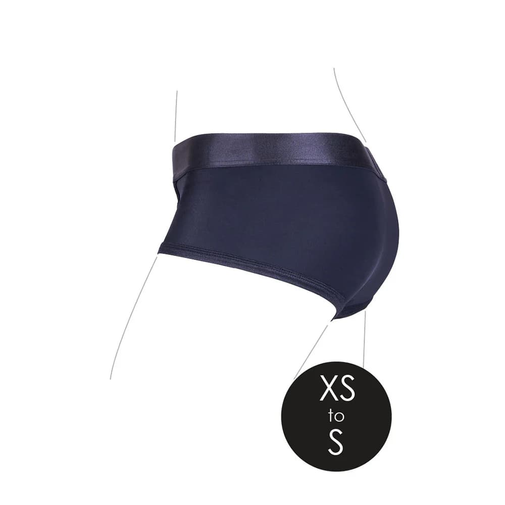 Ouch! Vibrating Strap-on Brief Black XS/S thumbnail 7