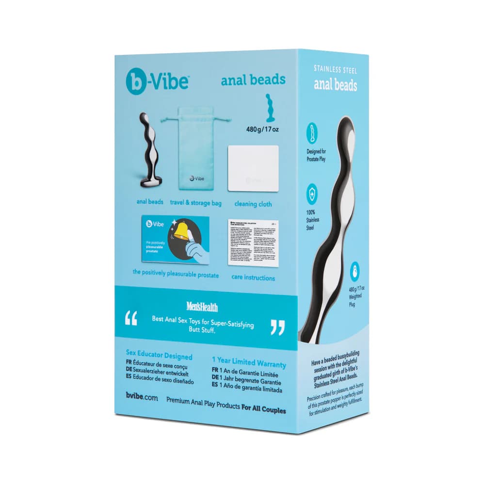 b-Vibe Stainless Steel Anal Beads thumbnail 10