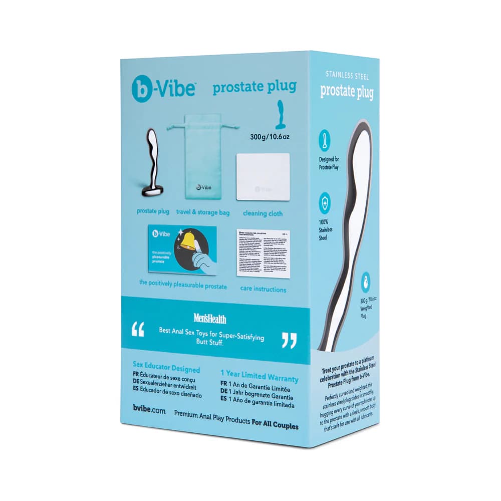 b-Vibe Stainless Steel Prostate Plug thumbnail 10