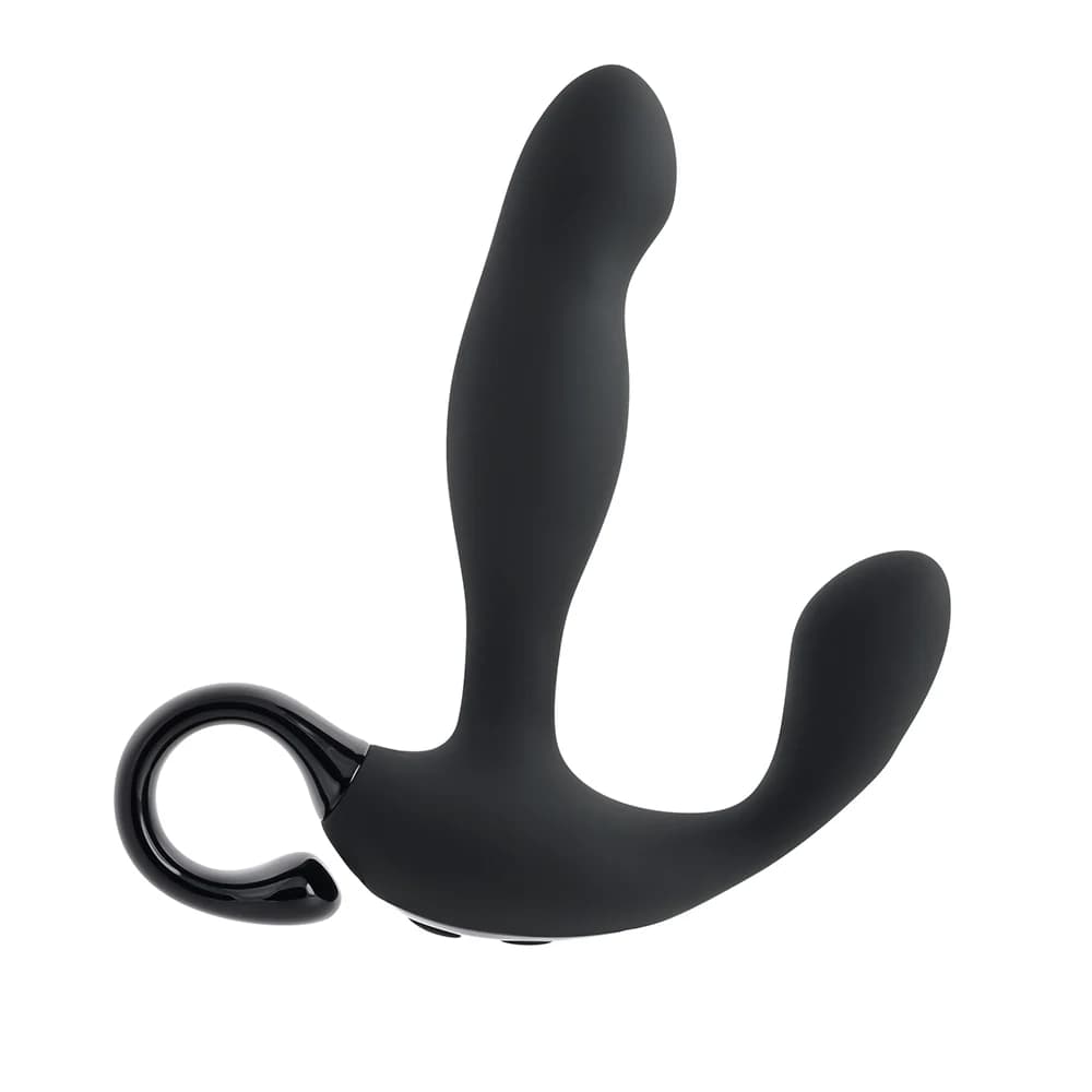 Playboy Come Hither Rechargeable Remote Controlled Silicone Vibrating Prostate Massager Black thumbnail 2