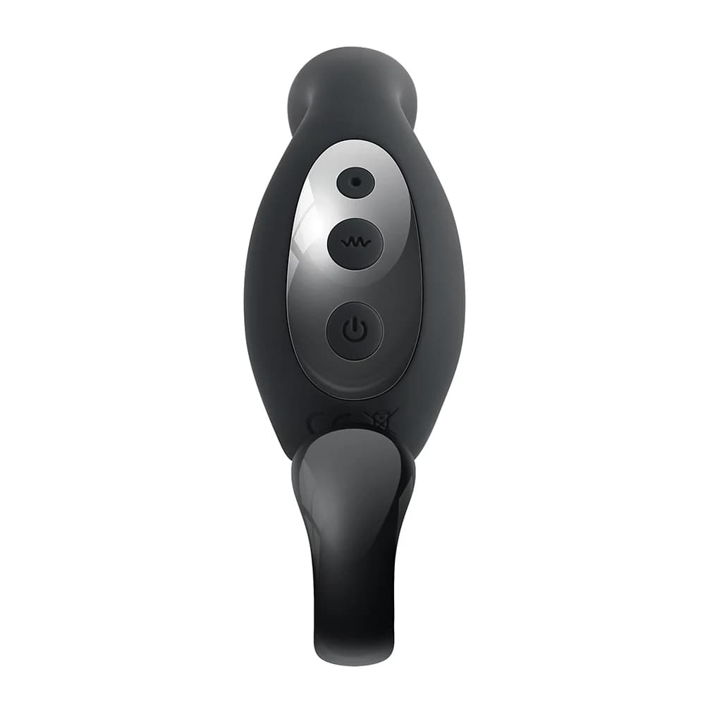 Playboy Come Hither Rechargeable Remote Controlled Silicone Vibrating Prostate Massager Black thumbnail 4