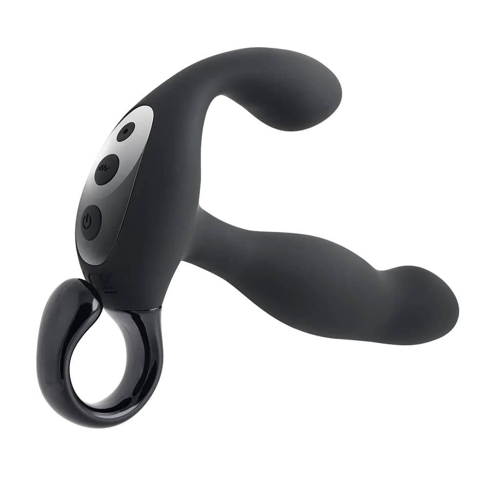 Playboy Come Hither Rechargeable Remote Controlled Silicone Vibrating Prostate Massager Black thumbnail 5