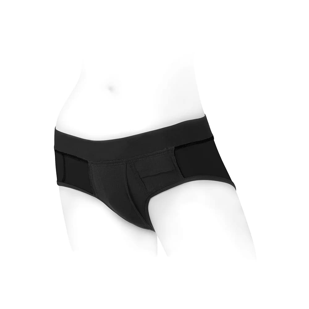 SpareParts Tomboi Nylon Briefs Harness Black Size L thumbnail 4