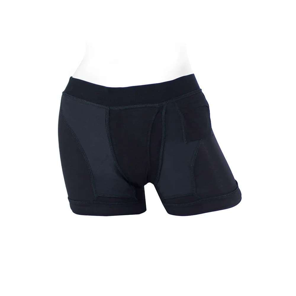 SpareParts Tomboii Rayon Boxer Briefs Harness Black Size L thumbnail 5
