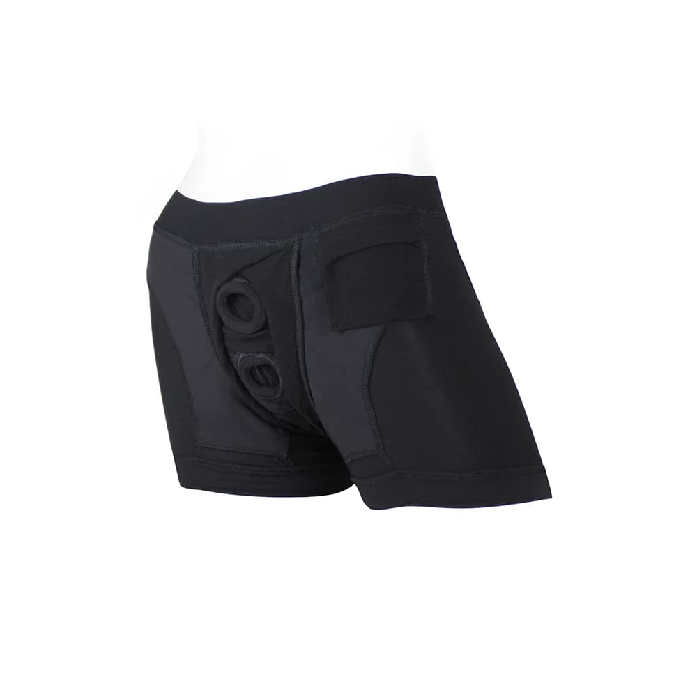 SpareParts Tomboii Rayon Boxer Briefs Harness Black Size 2XL thumbnail 6