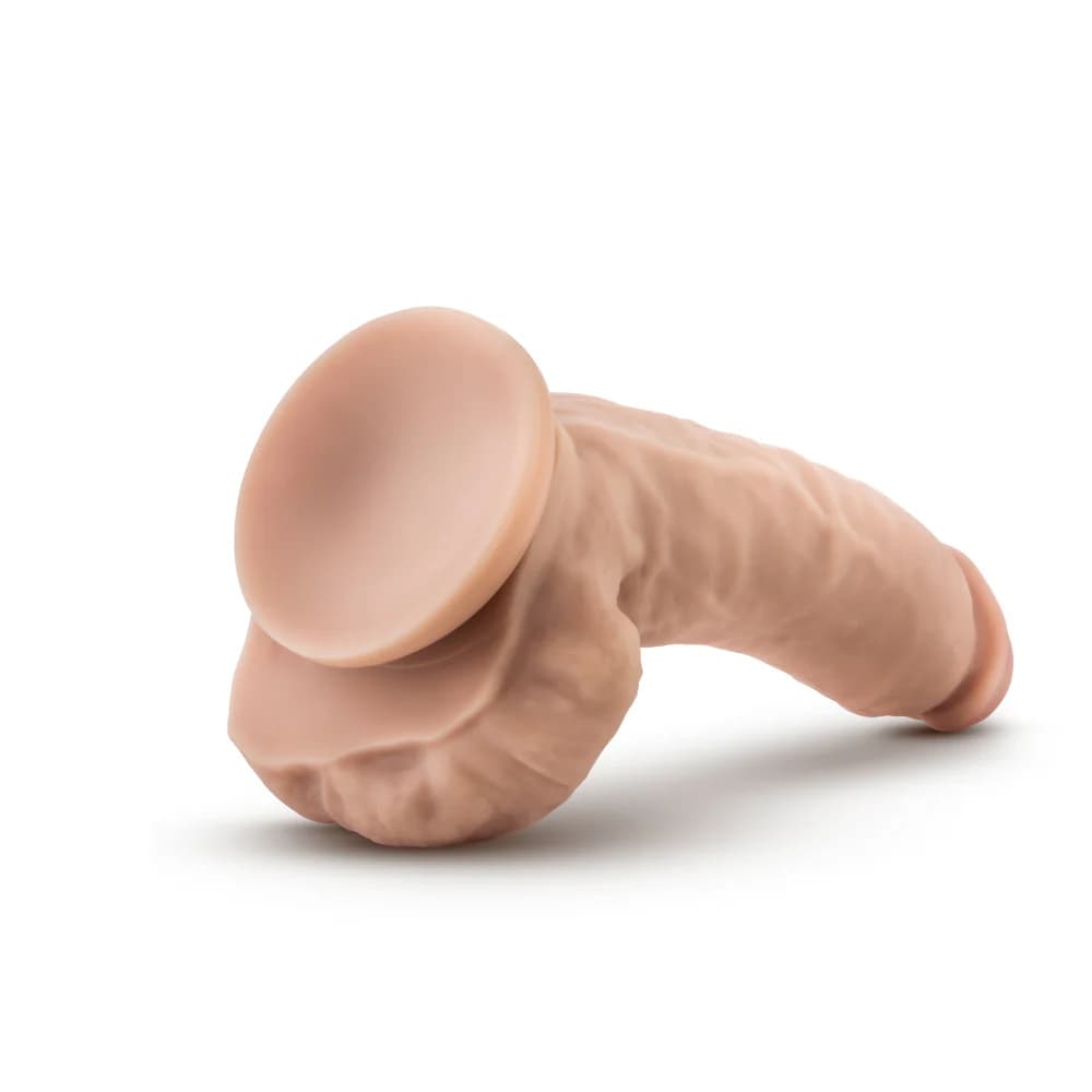 Dr. Skin Mr. Mayor Realistic 9 in. Dildo with Balls Beige thumbnail 6