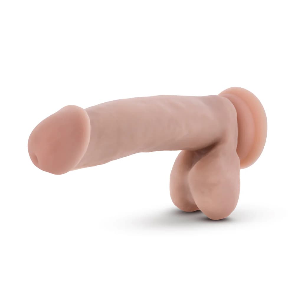 Dr. Skin Dr. Mark 7 in. Dildo with Balls Beige thumbnail 4