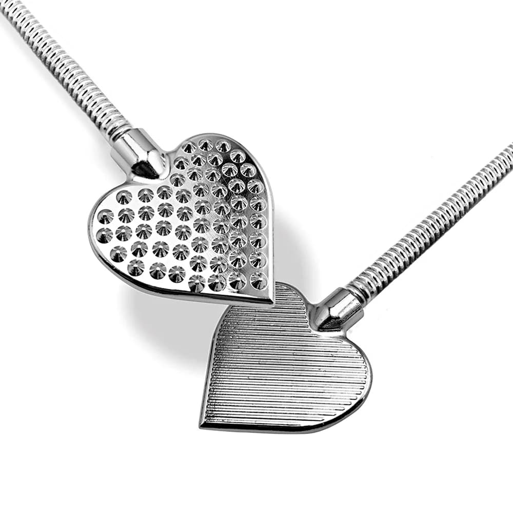 Nixie Metal Riding Crop Flaming Heart thumbnail 2