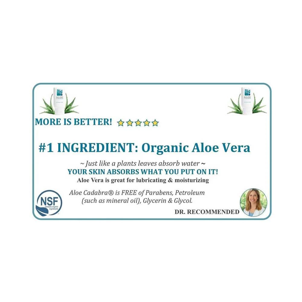 Aloe Cadabra Tahitian Vanilla Aloe Lubricant 2.5 oz. thumbnail 2