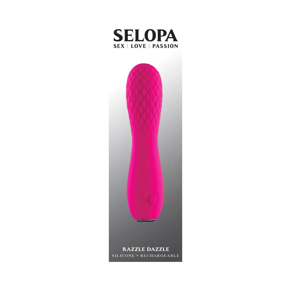 Selopa Razzle Dazzle Rechargeable Vibe Silicone Pink thumbnail 9