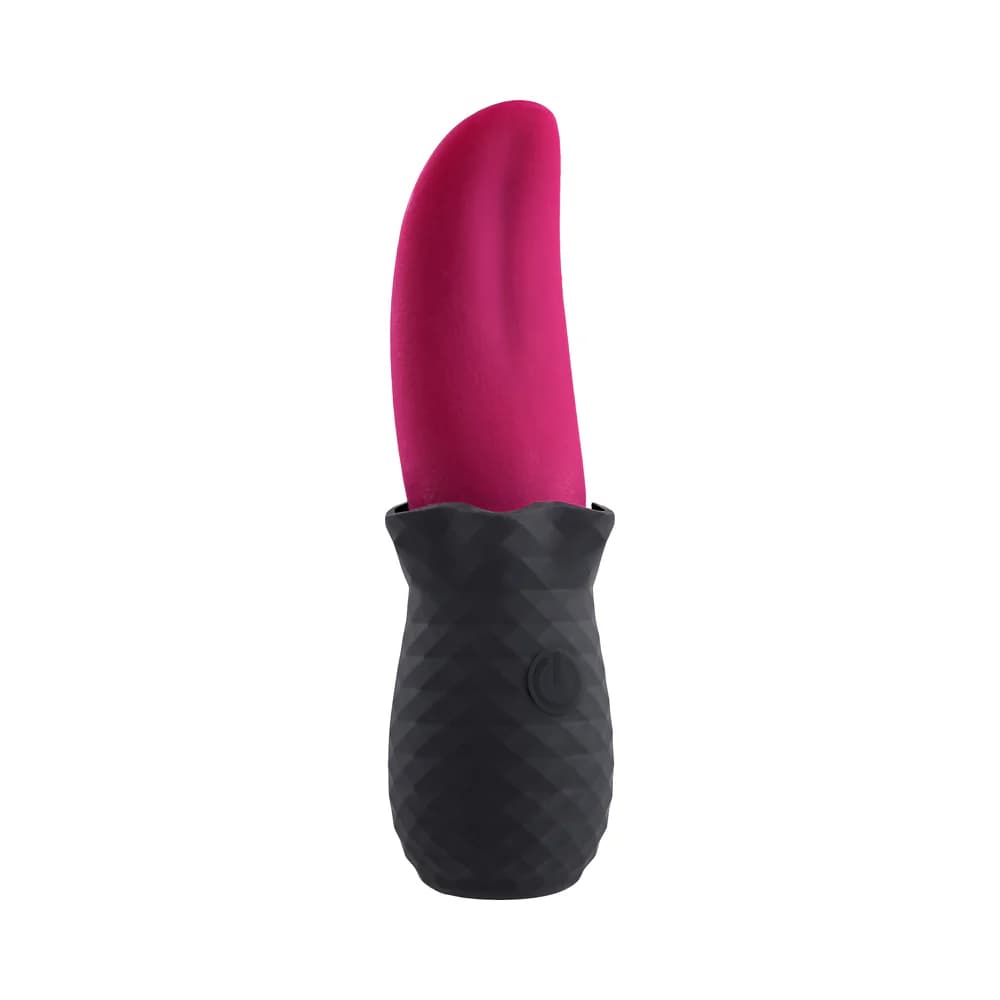 Selopa Tongue Teaser Vibe Rechargeable Silicone Pink Black thumbnail 5