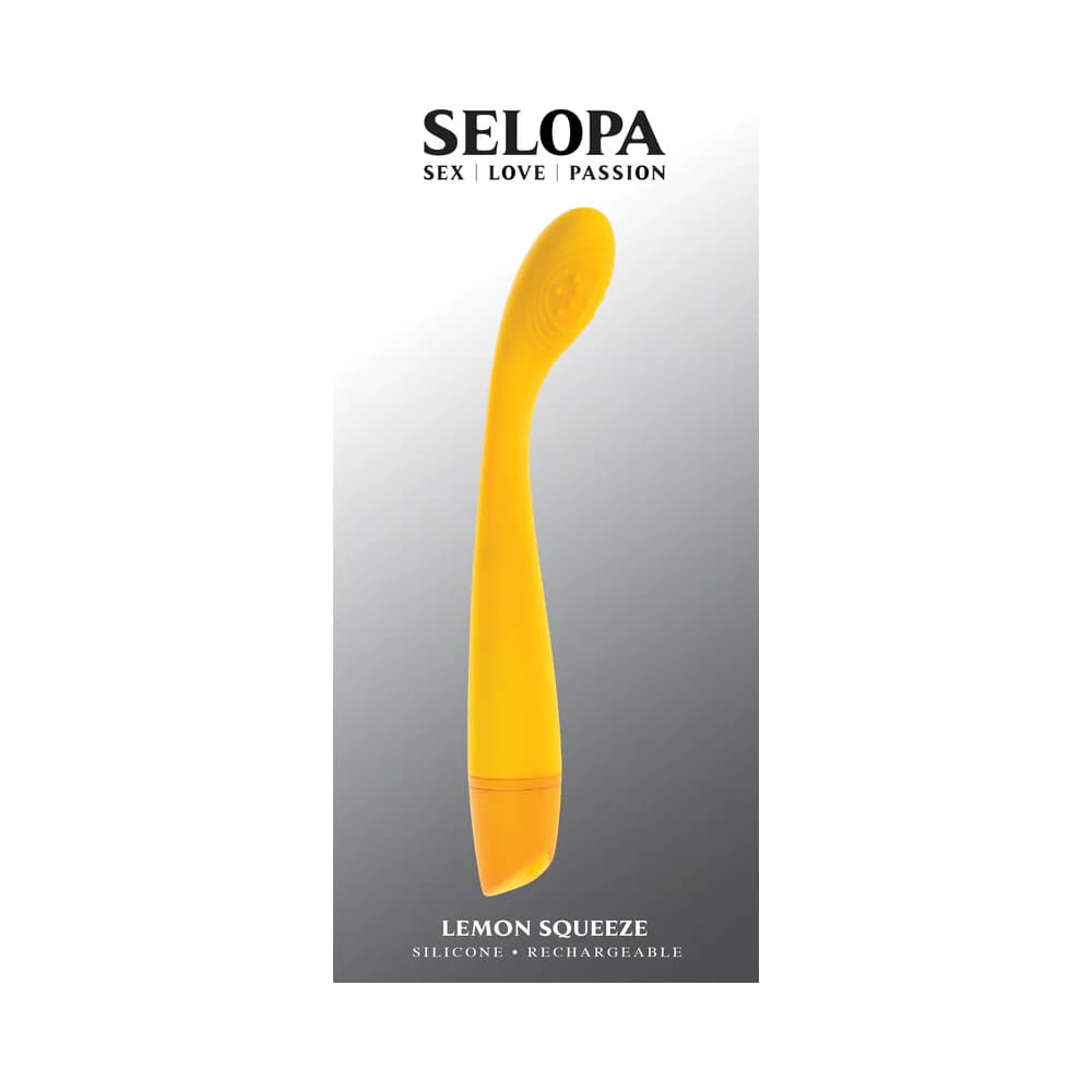 Selopa Lemon Squeeze Rechargeable Vibe Silicone Yellow thumbnail 9