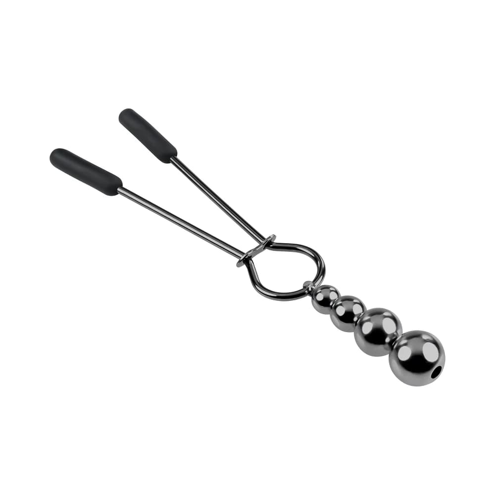 Selopa Beaded Nipple Clamps Stainless Steel Black Chrome thumbnail 4
