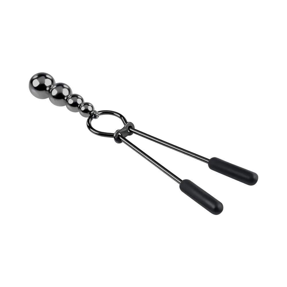 Selopa Beaded Nipple Clamps Stainless Steel Black Chrome thumbnail 5