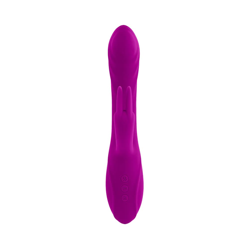 Evolved Fourgasm Rechargeable Triple Stim Vibe with Suction Silicone Purple thumbnail 6