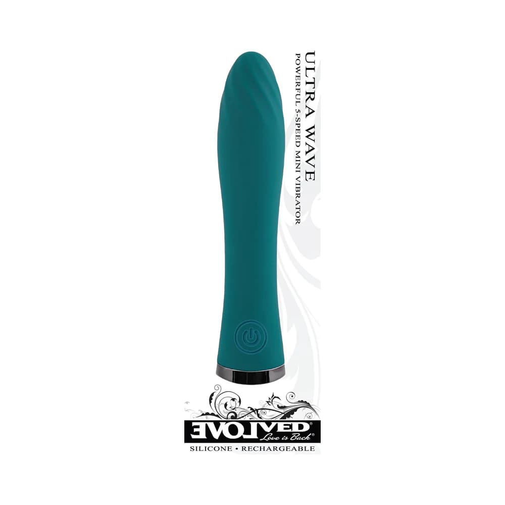 Evolved Ultra Wave Rechargeable Vibrator Teal thumbnail 9