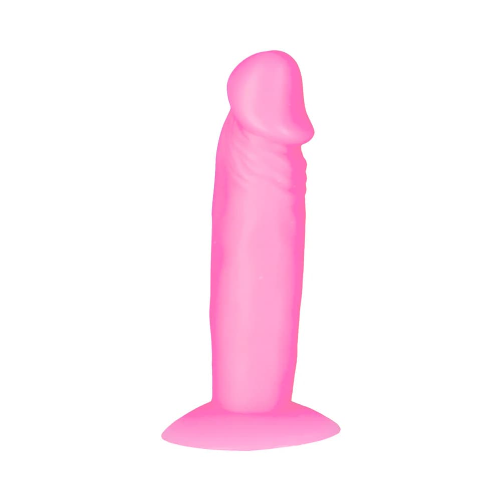 Addiction Silly Willy Glow-in-the-Dark 3.3 in. Silicone Dildo 12-Piece Fishbowl Display thumbnail 6