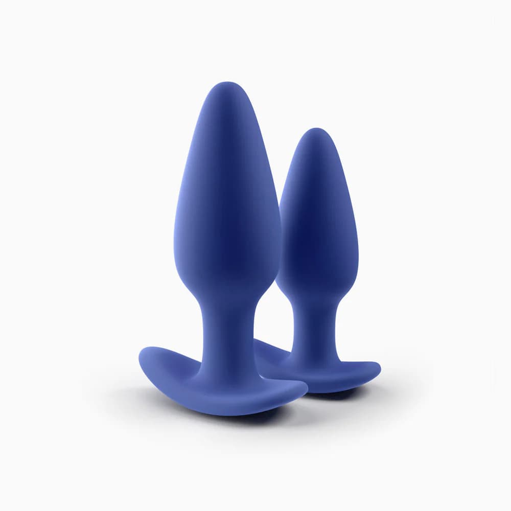 Biird Regii 2-Piece Anal Plug Set Blue thumbnail 3