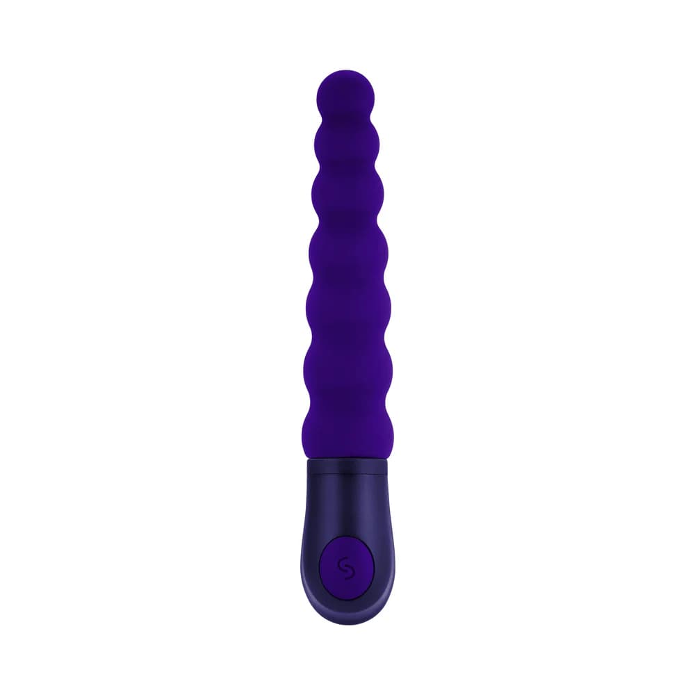 Selopa Beaded Beauty Silicone Vibrator Purple thumbnail 2