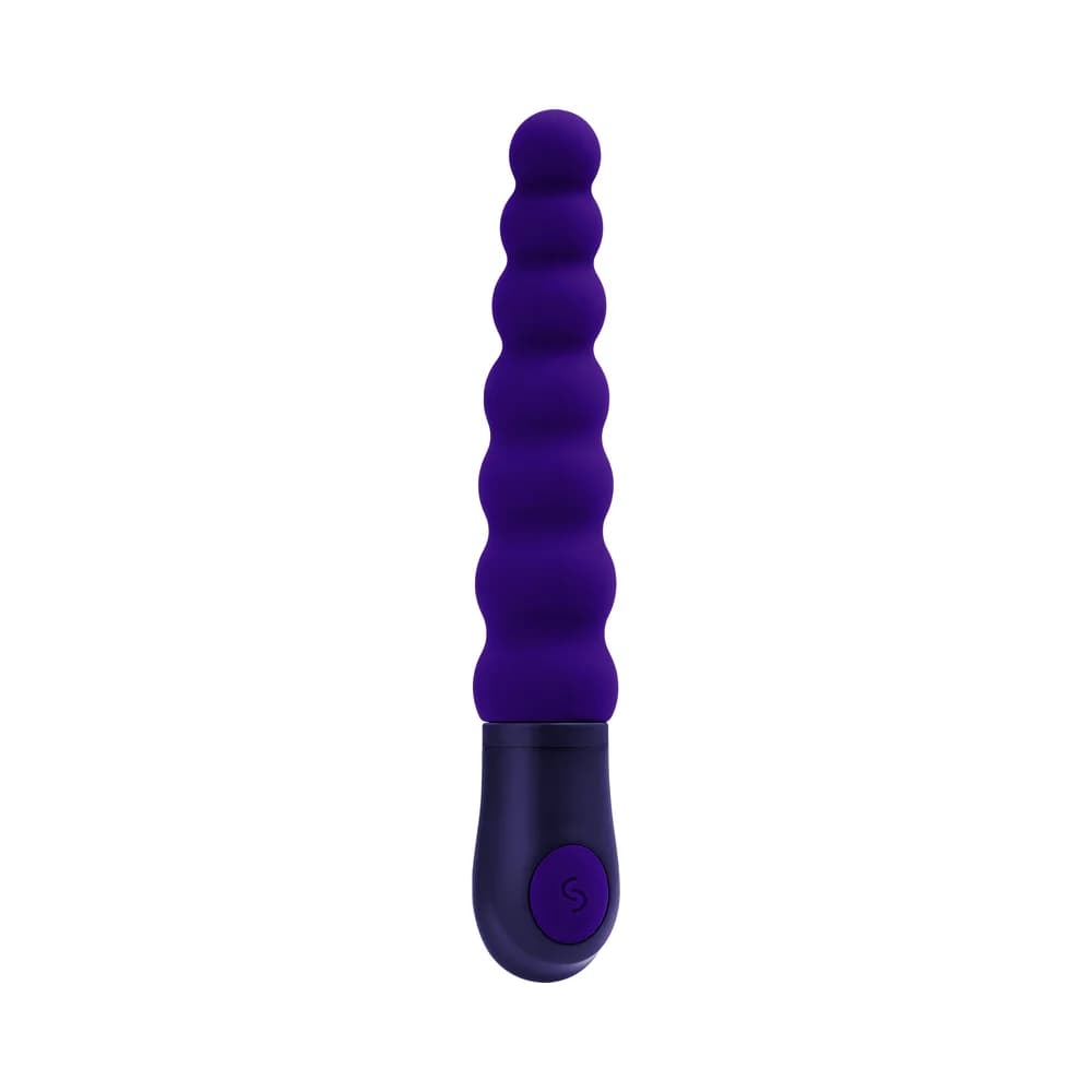 Selopa Beaded Beauty Silicone Vibrator Purple thumbnail 5
