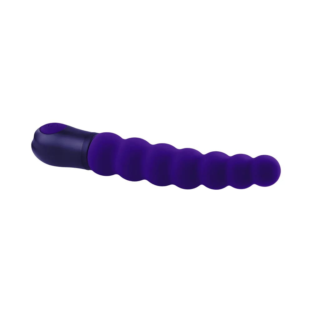 Selopa Beaded Beauty Silicone Vibrator Purple thumbnail 6