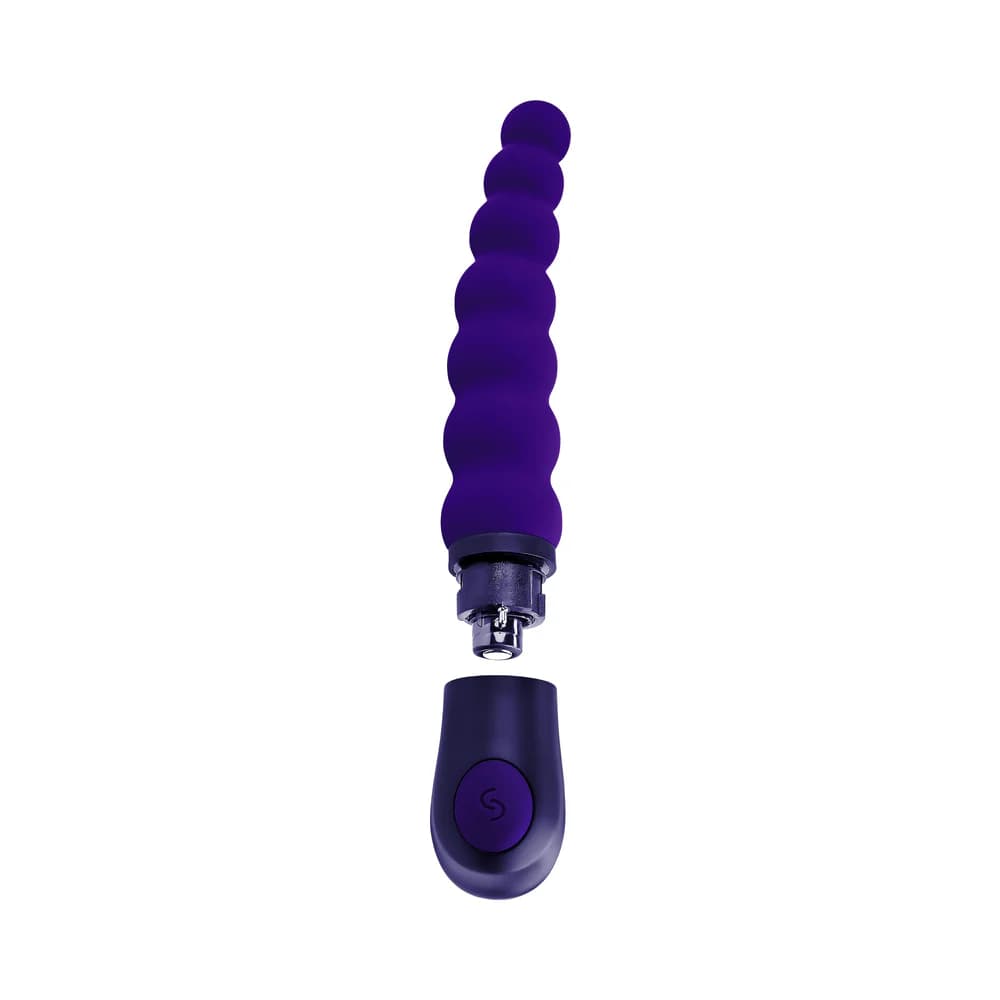 Selopa Beaded Beauty Silicone Vibrator Purple thumbnail 7