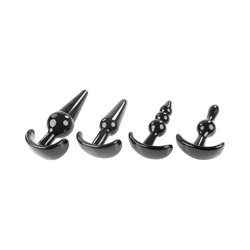 Selopa Intro To Plugs 4-Piece Anal Plug Set Black thumbnail 6