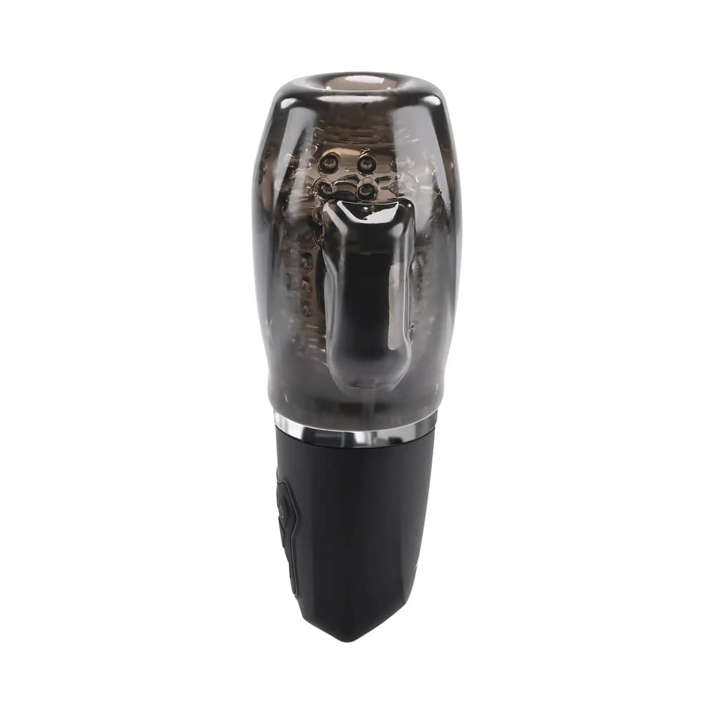 Zero Tolerance A Sucking Good Time Rechargeable Vibrating Stroker Black Smoke thumbnail 3
