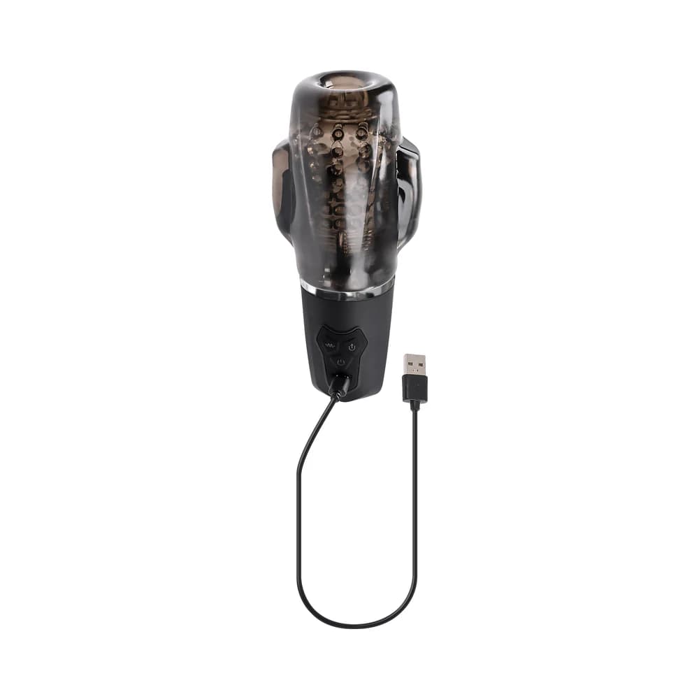 Zero Tolerance A Sucking Good Time Rechargeable Vibrating Stroker Black Smoke thumbnail 9