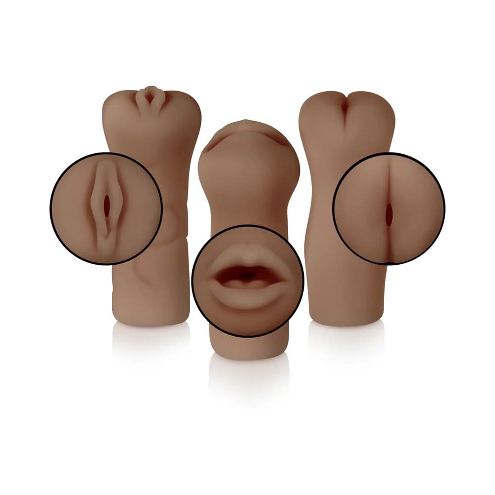 Selopa Party Pack 3-Piece Stroker Pack Dark thumbnail 3