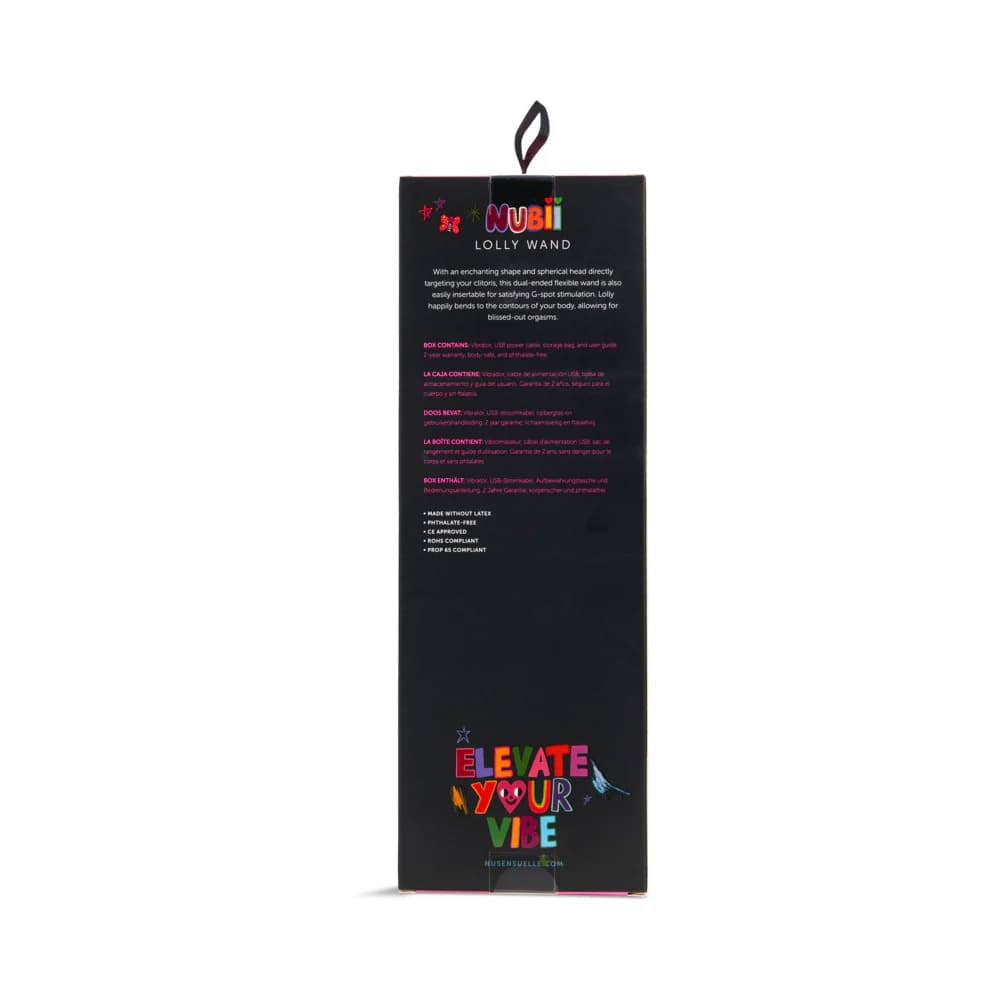 Nu Sensuelle Lolly Nubii Double-Ended Flexible Wand Black thumbnail 7