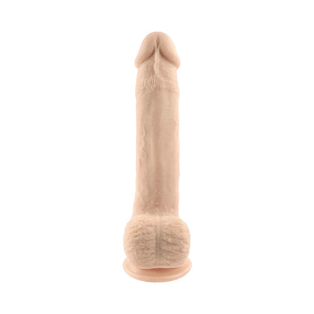 Selopa Natural Feel Flexskin Bendable Dildo with Moving Material 7 in. Light thumbnail 5