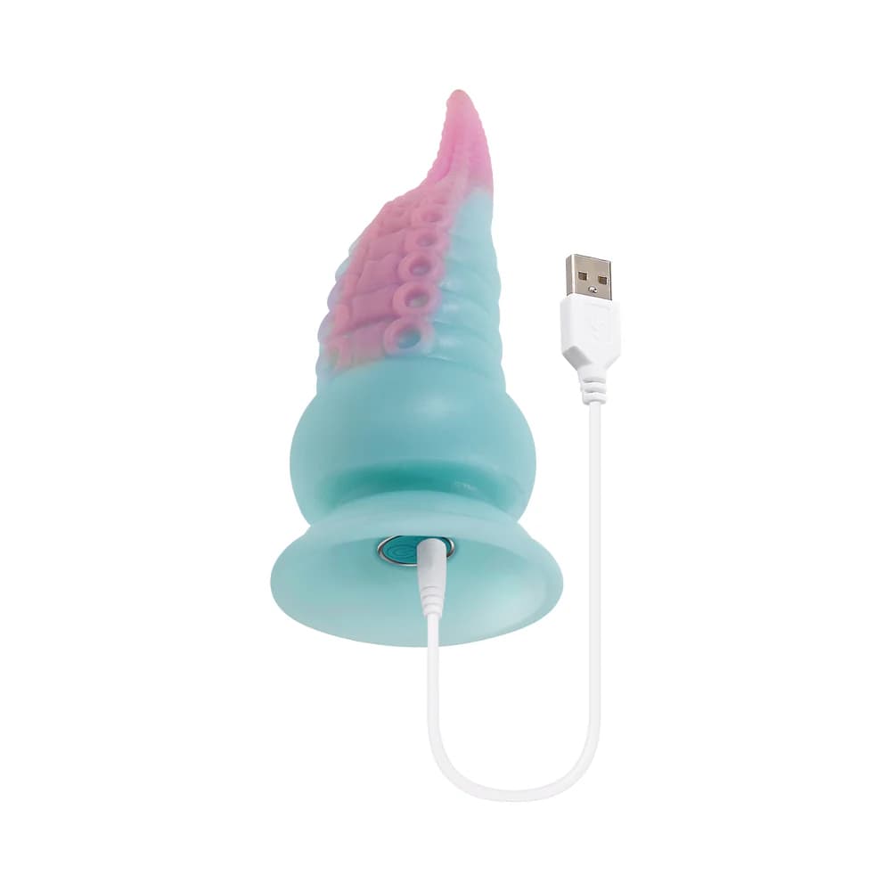 Selopa Stuck On You Rechargeable Vibrating Dildo Silicone Multicolor thumbnail 8