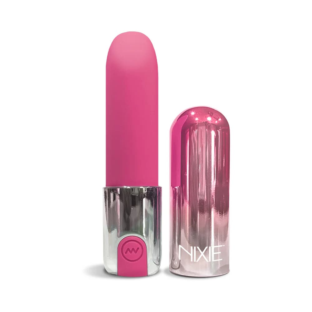 Nixie Smooch Rechargeable Lipstick Bullet Vibrator Pink Ombre thumbnail 2