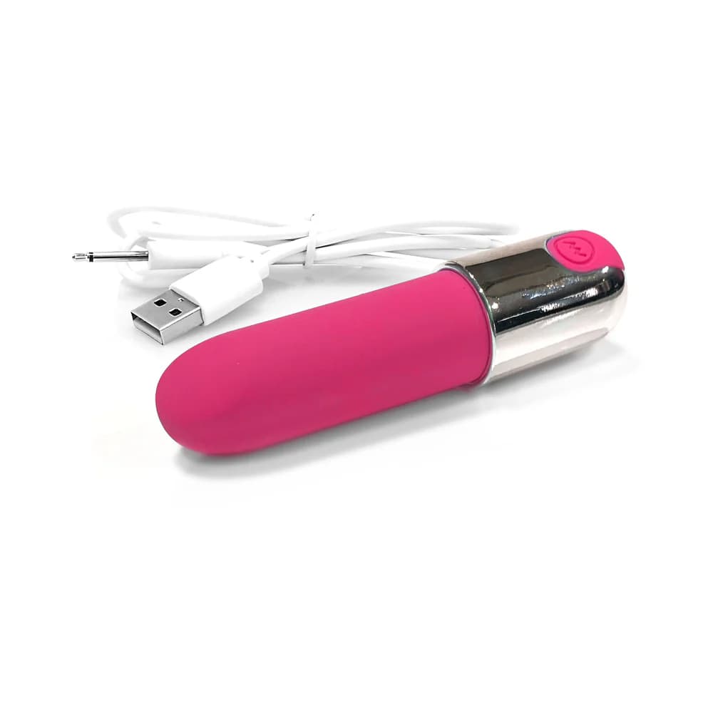 Nixie Smooch Rechargeable Lipstick Bullet Vibrator Pink Ombre thumbnail 3