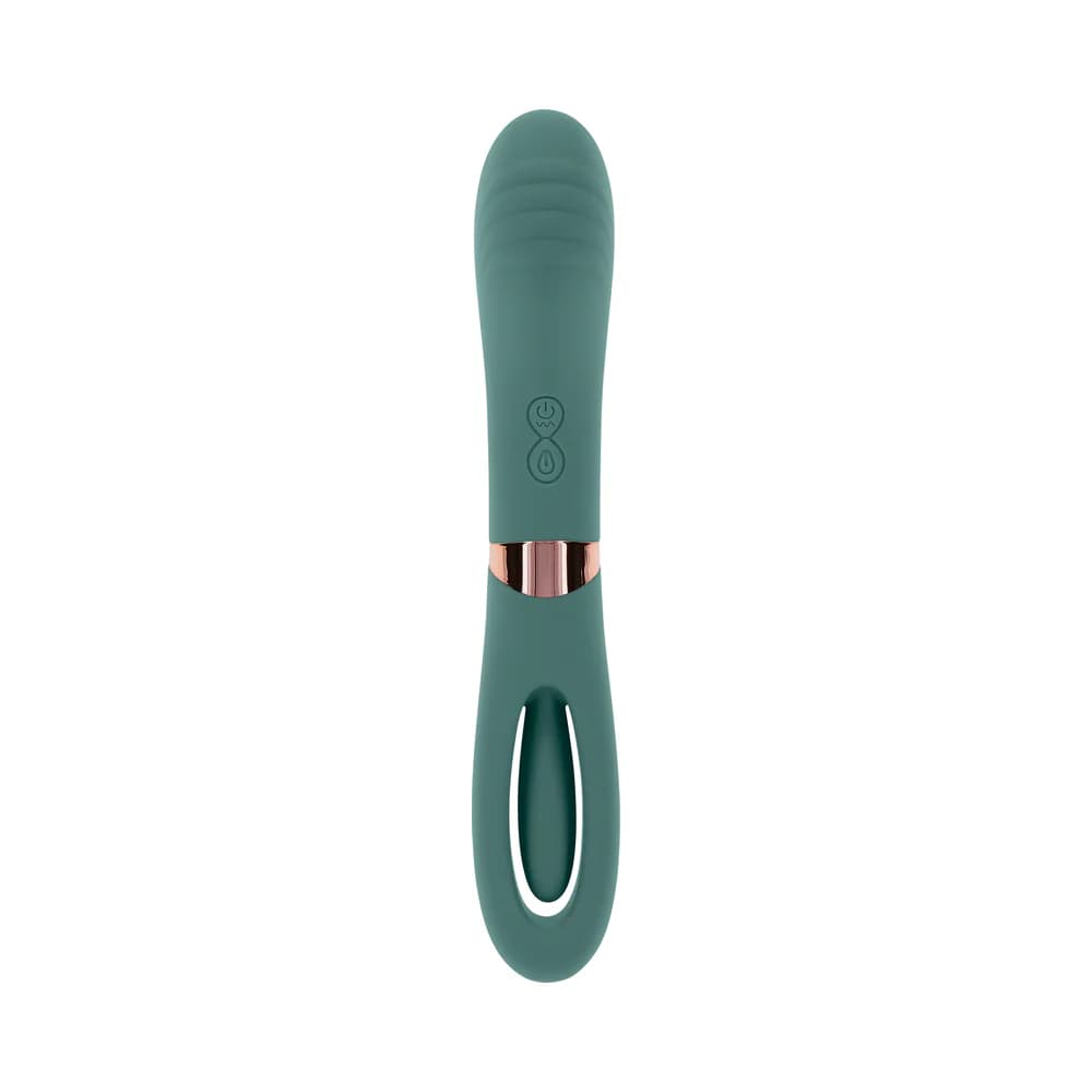 Evolved Chick Flick Rechargeable Vibrator with Flicker Silicone Mint thumbnail 2