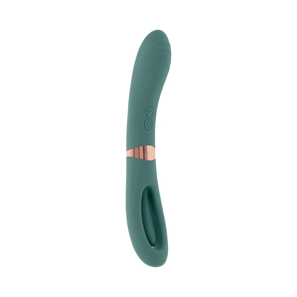 Evolved Chick Flick Rechargeable Vibrator with Flicker Silicone Mint thumbnail 4