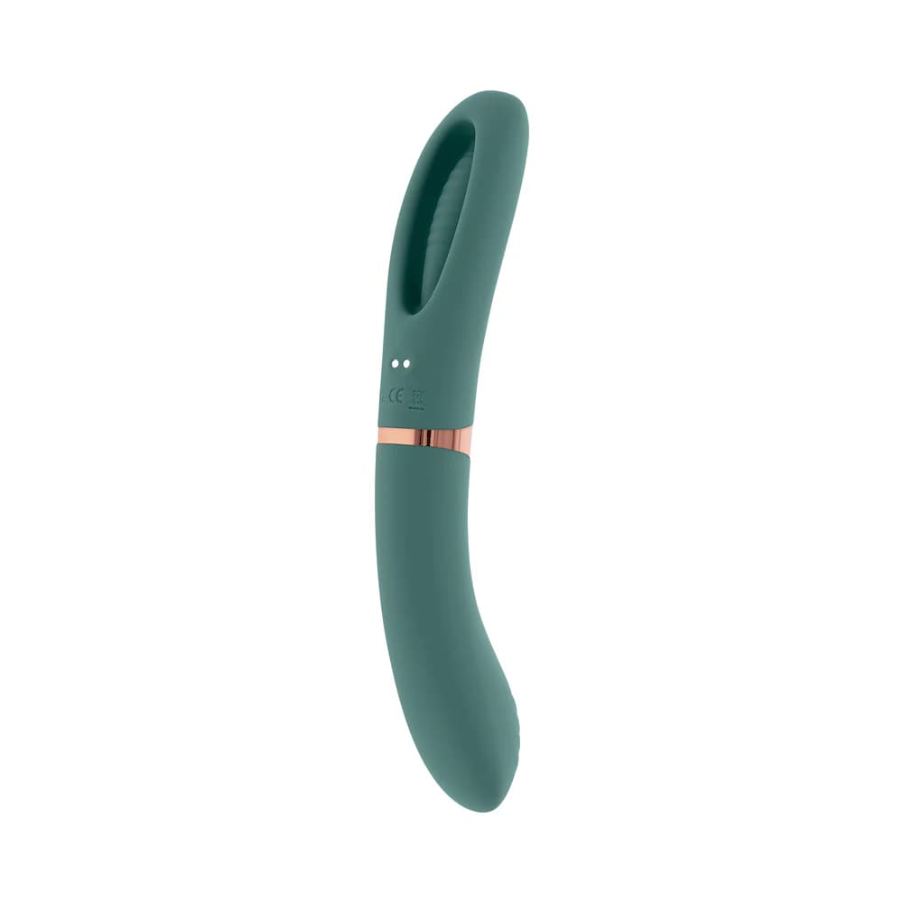 Evolved Chick Flick Rechargeable Vibrator with Flicker Silicone Mint thumbnail 7