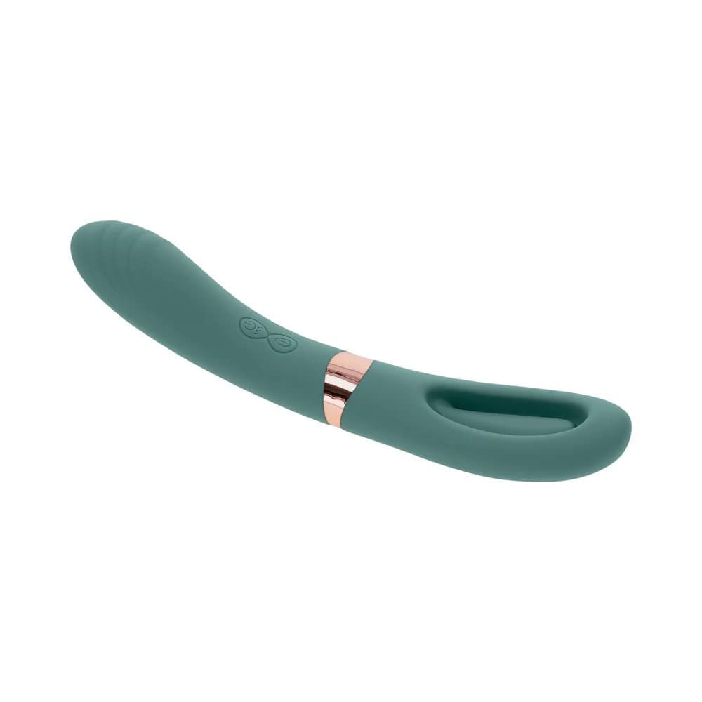 Evolved Chick Flick Rechargeable Vibrator with Flicker Silicone Mint thumbnail 9