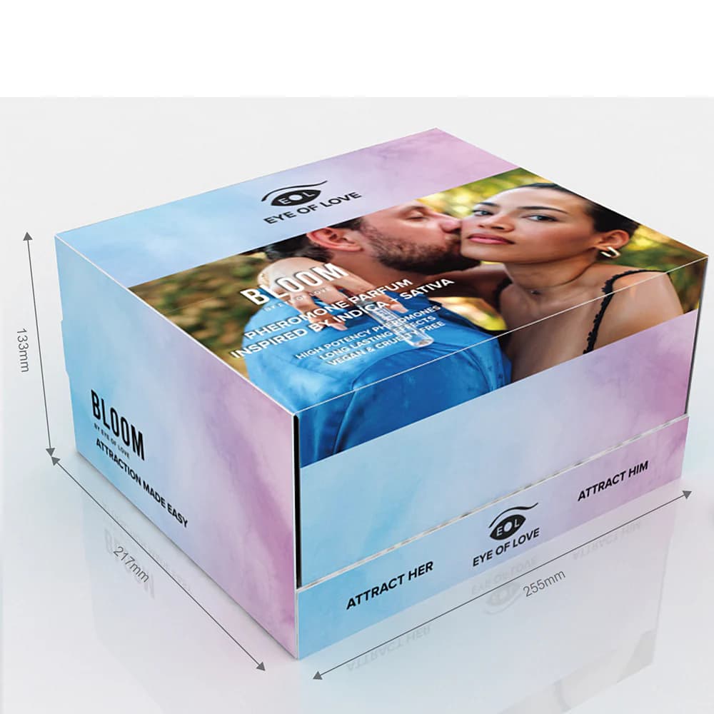 Eye of Love Bloom Pheromone 10 ml Display 4x6 Prepack with Testers - Acrylic thumbnail 3