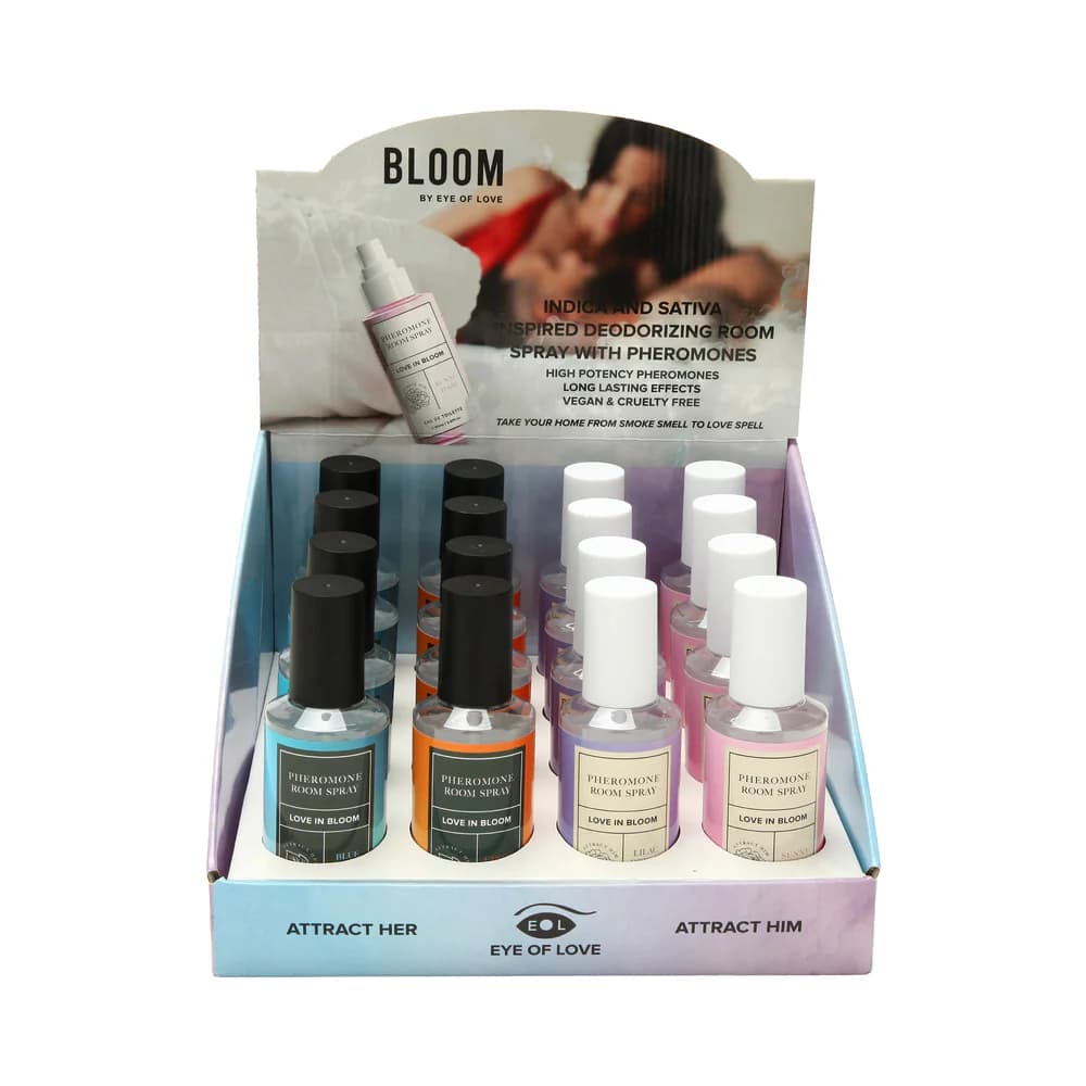 Eye of Love Bloom Pheromone Room Spray 4x4 Prepack - Cardboard thumbnail 2