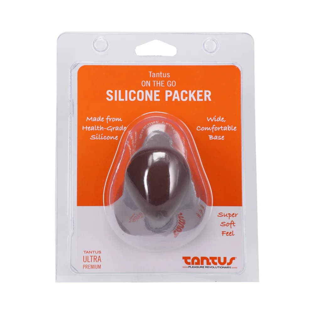Tantus On The Go Silicone Packer Espresso (Clamshell) thumbnail 6