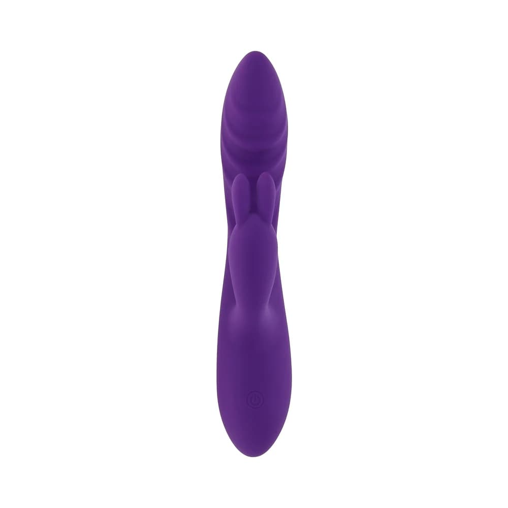 Evolved Wavy Rabbit Rechargeable Dual Stimulator Silicone Purple thumbnail 4