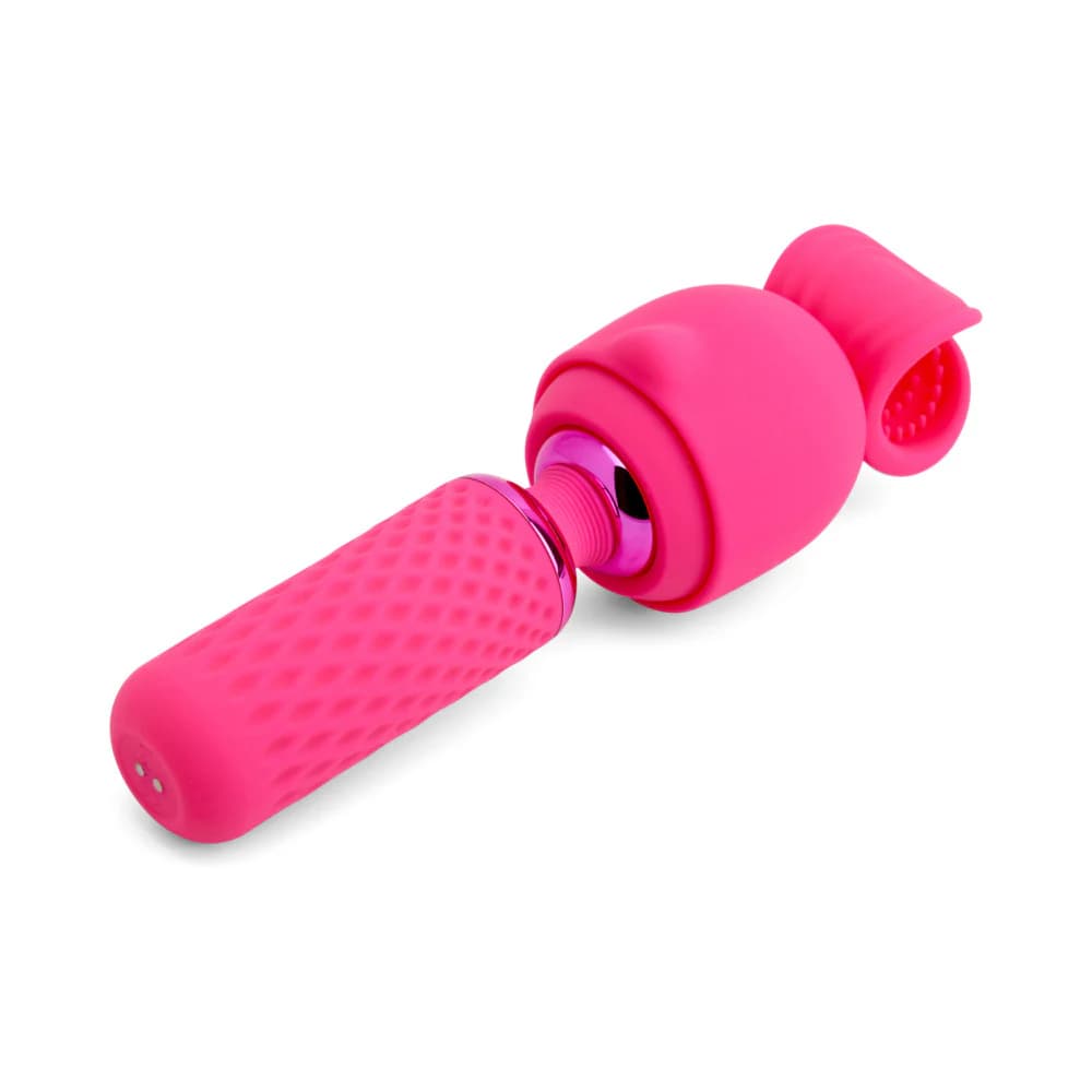 Nu Sensuelle Harlow Nubii Mini Wand W/ Masturbator Pink thumbnail 5