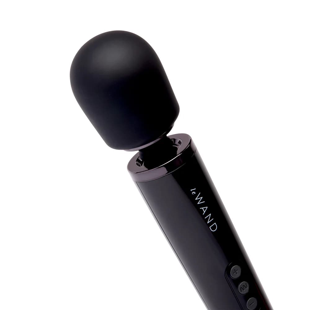 Le Wand Plug-In Vibrating Massager Black thumbnail 6